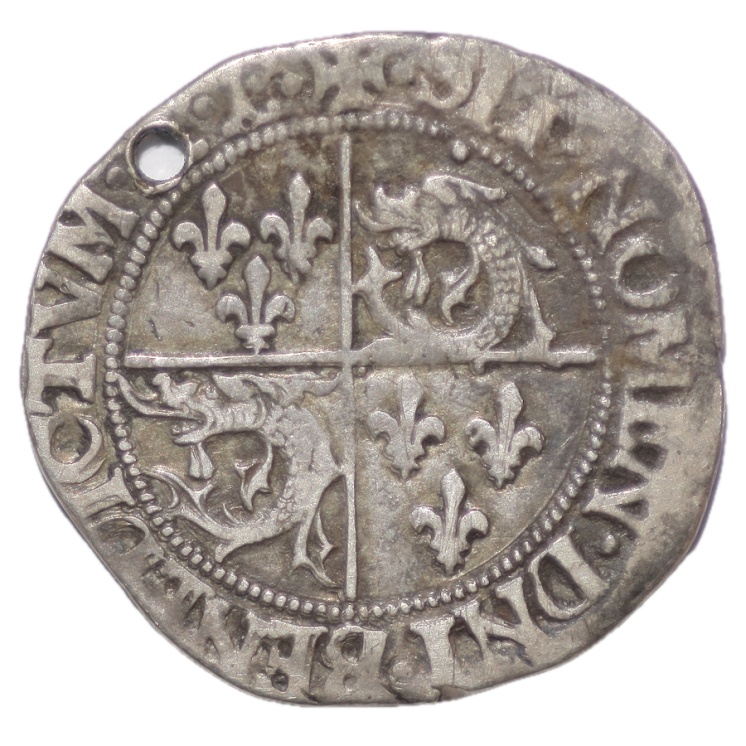 France - François Ier (1494-1549), Teston du Dauphiné