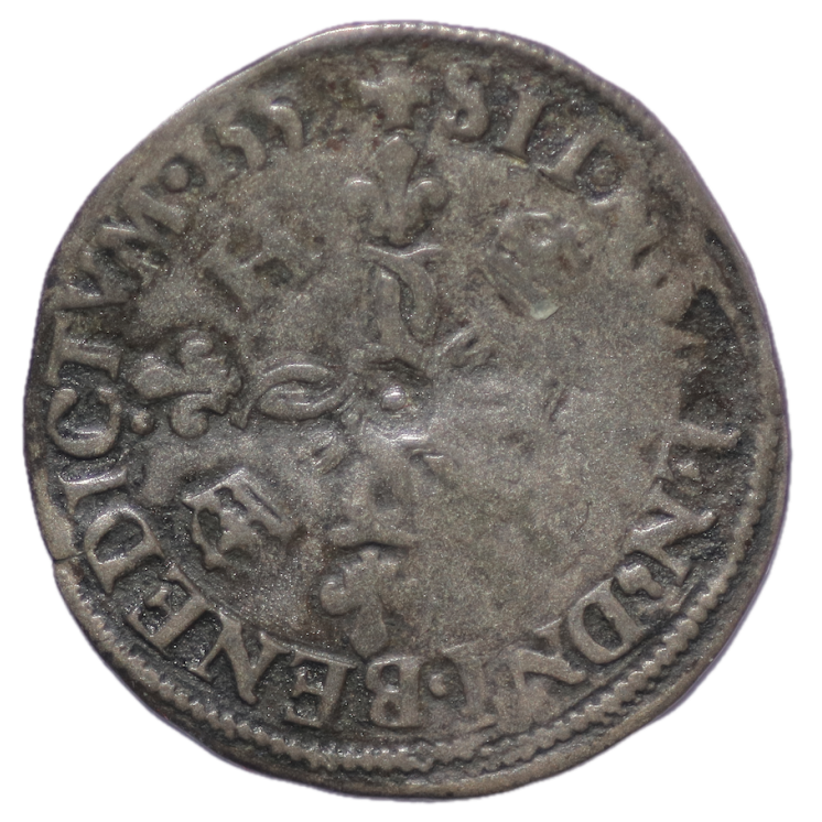 France - Henri II (1547-1559), Douzain aux croissants, 1552, A (Paris)