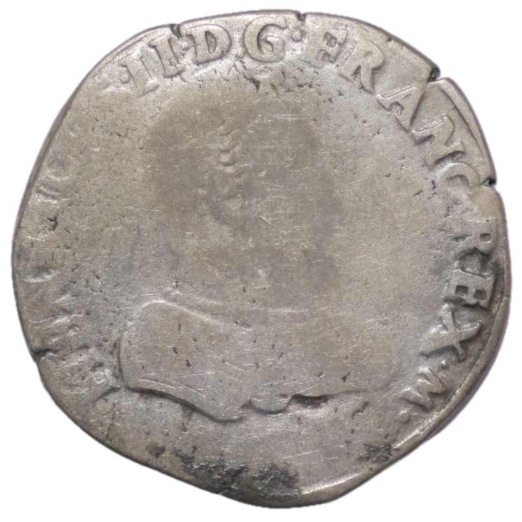 France - Henri II (1547-1559), Teston, D (Lyon)