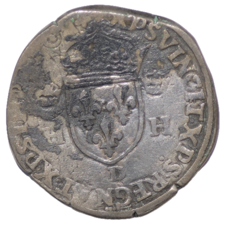 France - Henri II (1547-1559), Teston, D (Lyon)