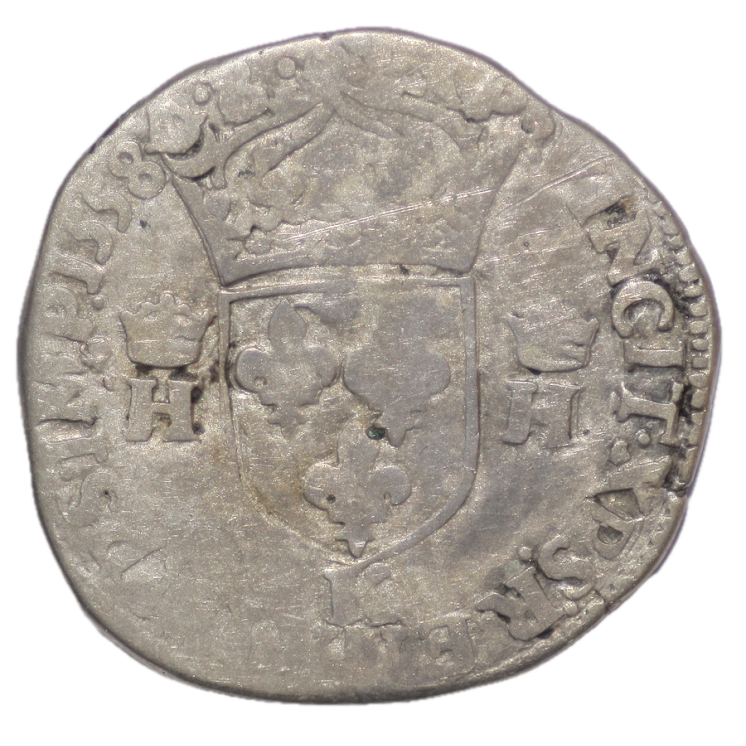 France - Henri II (1547-1559), Teston, 1558, K (Bordeaux)