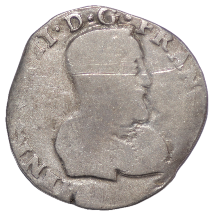 France - Henri II (1547-1559), Teston, 1561, T (Nantes)
