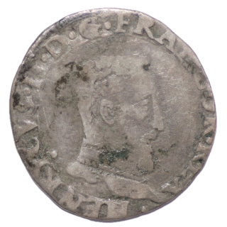 France - Henri II (1547-1559),  1/2Teston, 1554, M (Toulouse)