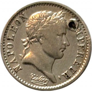 Pièce - 1 Quart de Franc 1807, Napoléon Empereur