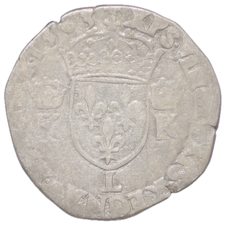 France - Charles IX (1560-1574), Teston, 1563, L (Bayonne)