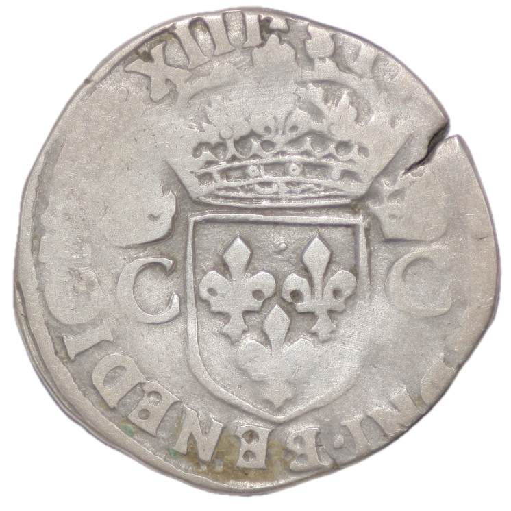 France - Charles IX (1560-1574), au nom de Henri II, Teston, 1563, 9 (Rennes)