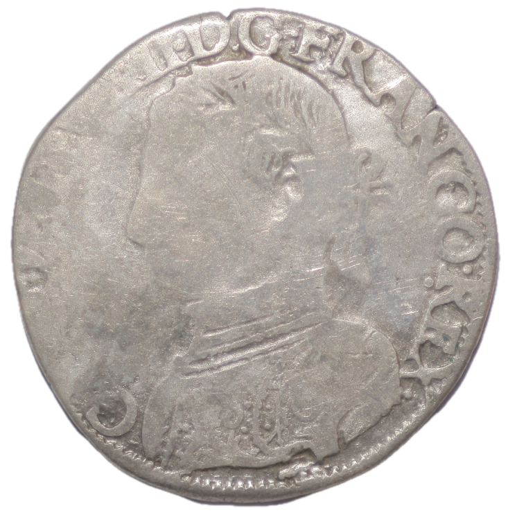 France - Charles IX (1560-1574), Teston, 1565, H (La Rochelle)