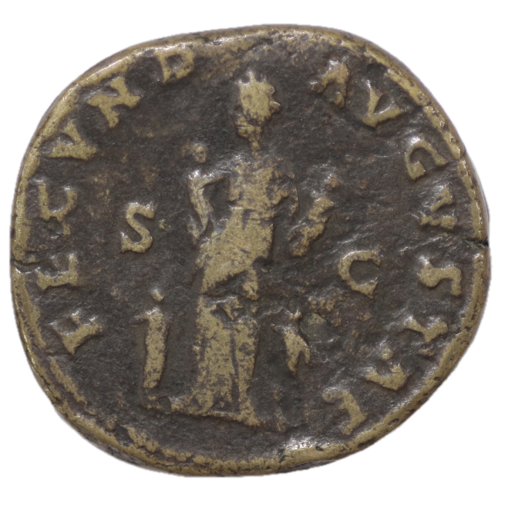 Rome - Faustine Jeune (175 ap J.C.), Sesterce