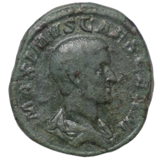 Rome - Maxime César (236 ap J.C.), Sesterce