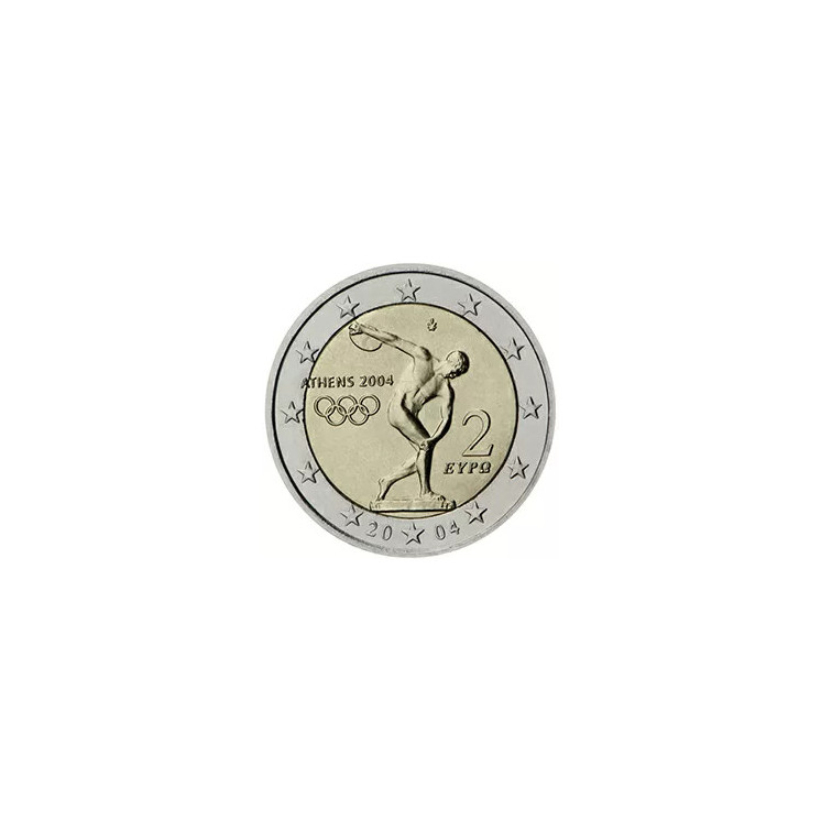 2004 - Grèce, 2 Euros Jeux Olympique d'Athènes