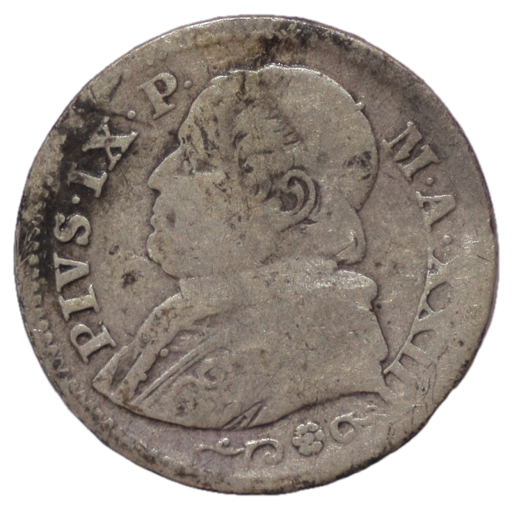 Vatican - Pie IX (1846-1878), 10 soldi, 1869