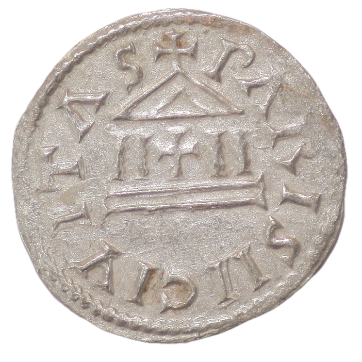 France - Charles le Chauve (840-875), Denier Parisi