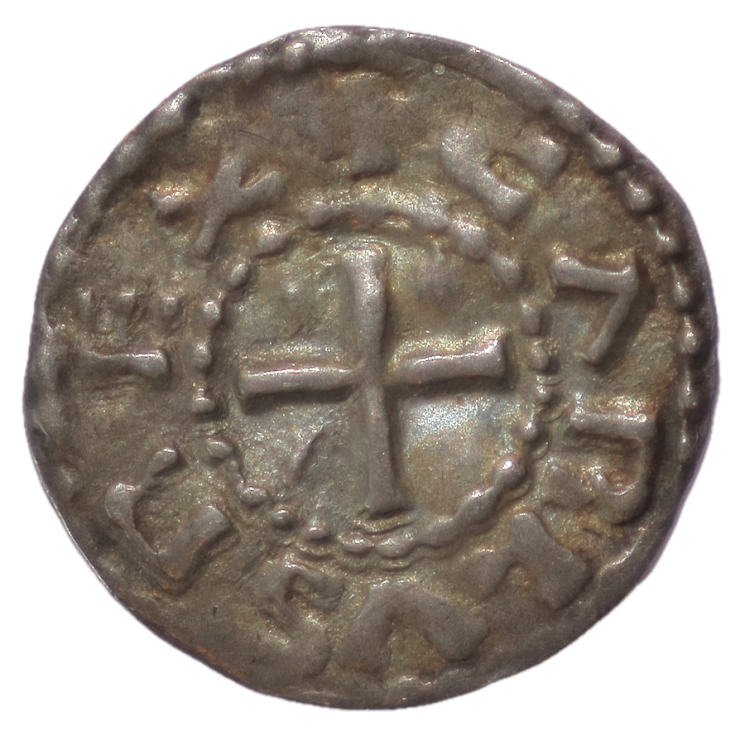 France - Bourges, Charles le Chauve (840-875), Biturices, Denier