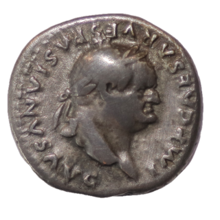 Rome - Vespasien (75 ap J.C.), Denier