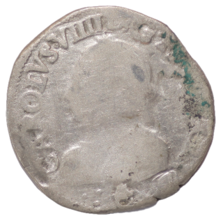 France - Charles IX (1561-1574), Teston, 1565, K (Bordeaux)