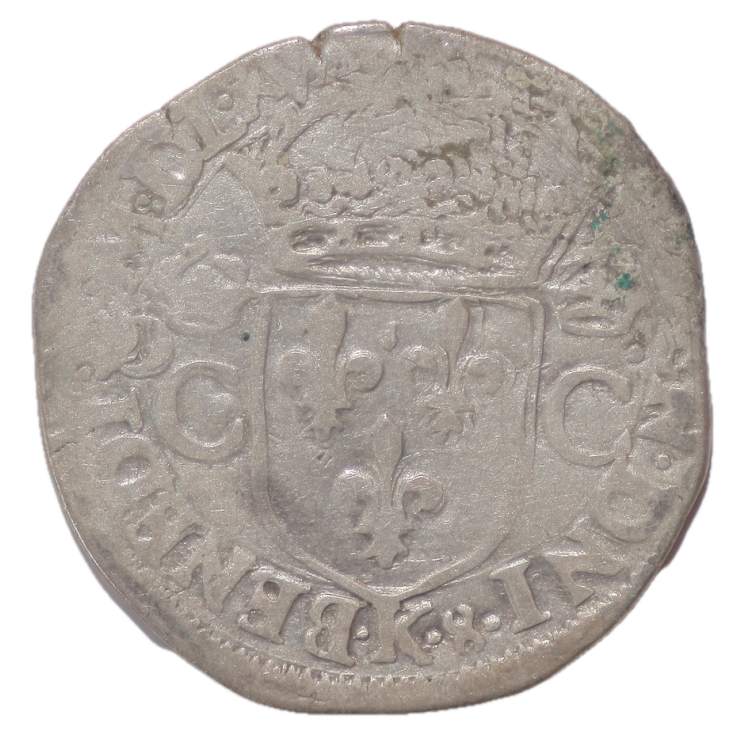 France - Charles IX (1561-1574), Teston, 1565, K (Bordeaux)