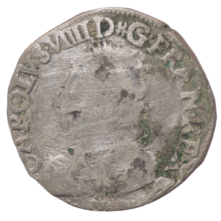 France - Charles IX (1560-1574), Teston 1567 k (Bordeaux)