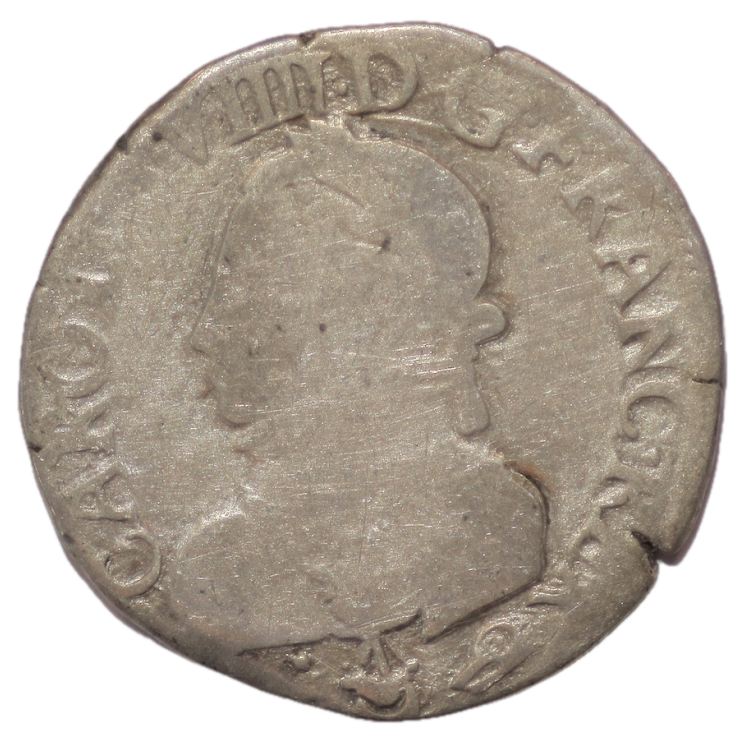 France - Charles IX (1560-1574), Teston 1568 K (Bordeaux)