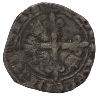 France - Charles VI (1380-1422), Blanc Florette