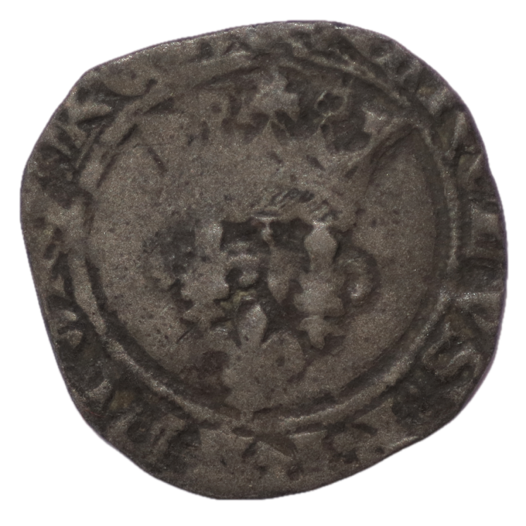 France - Charles VI (1380-1422), Blanc Florette