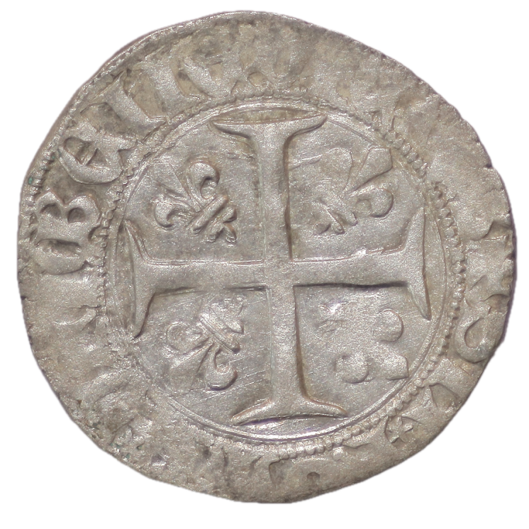 France - Charles VII (1422-1461), Blanc aux Lys