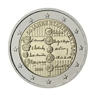 2005 - Autriche, 2 Euros 50e anniversaire du Traité d’État autrichien