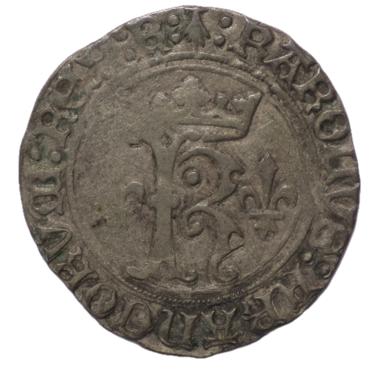 France - Charles VIII (1483-1498), Blanc au K