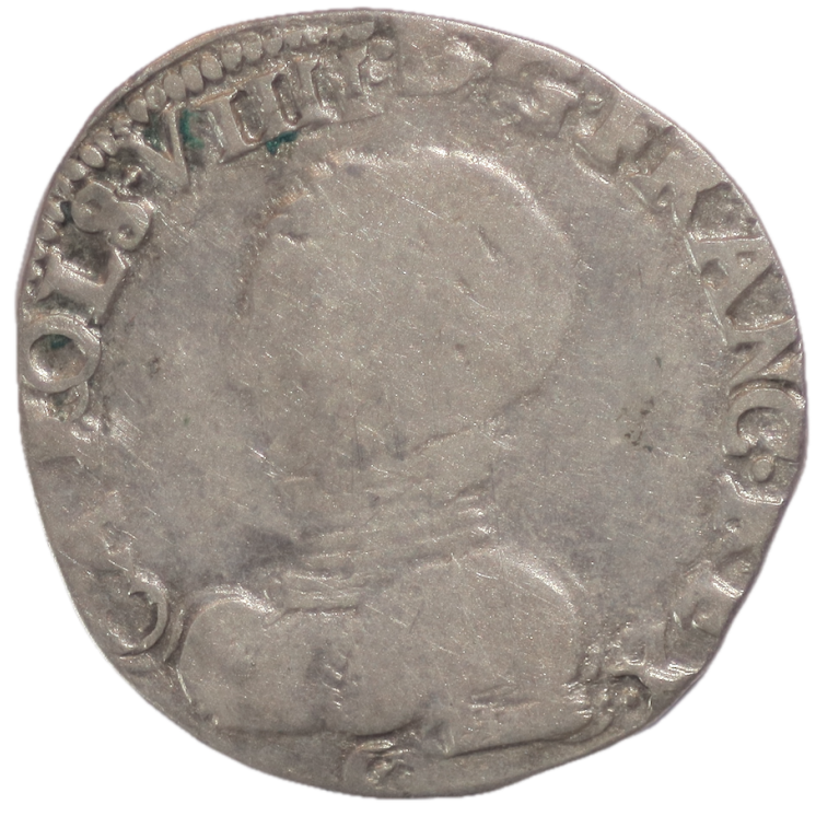 France - Charles IX (1560-1574), Teston, 1569, K (Bordeaux)