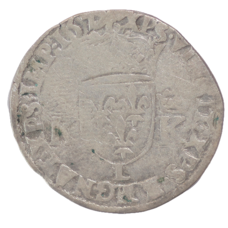 France - Charles IX (1560-1574), Teston, 1572, L (Bayonne)