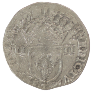 France - Charles X (1589-1590), 1/ d'ecu, 1594, T (Nantes)