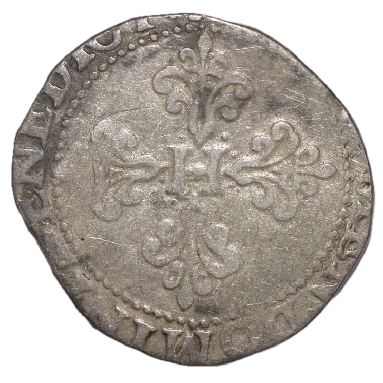 France - Henri III  (1574-1589), Franc 1579