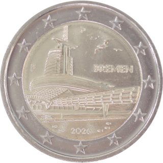 2026 - Allemagne 2€ Maison du climat de Brême, UNC