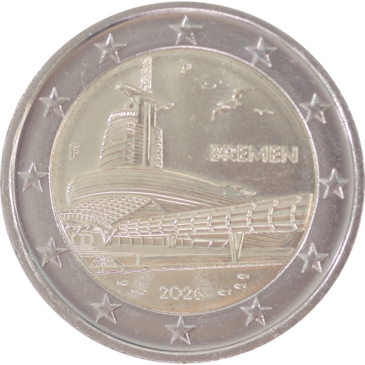 2026 - Allemagne 2€ Maison du climat de Brême, UNC