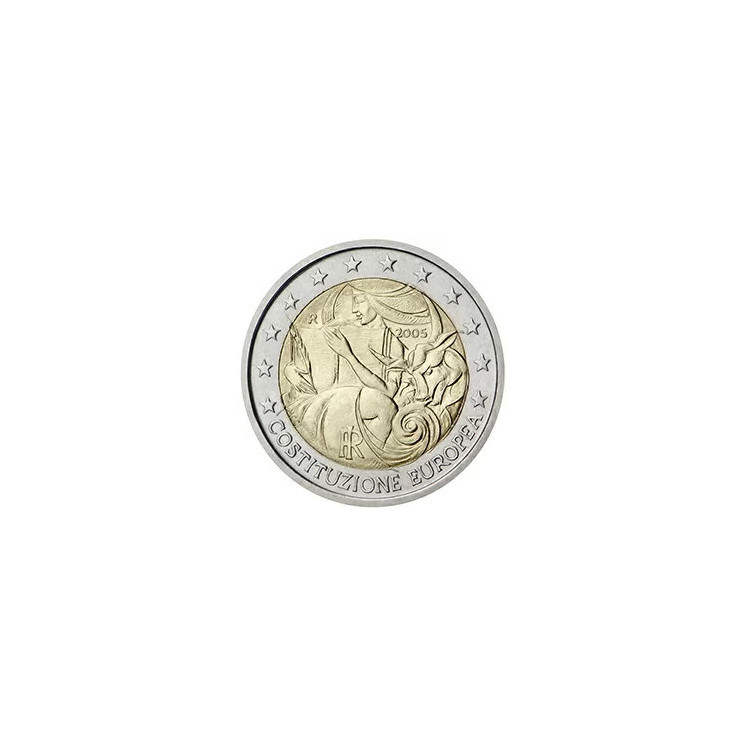 2005 - Italie, 2 Euros anniversaire de la signature de la Constitution européenne