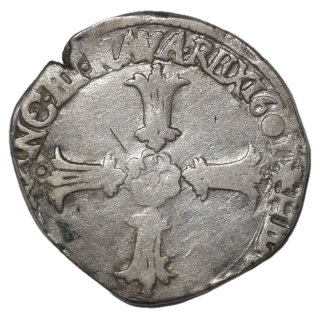 France - Henri IV (1589-1610), 1/4 d'Ecu, 1601