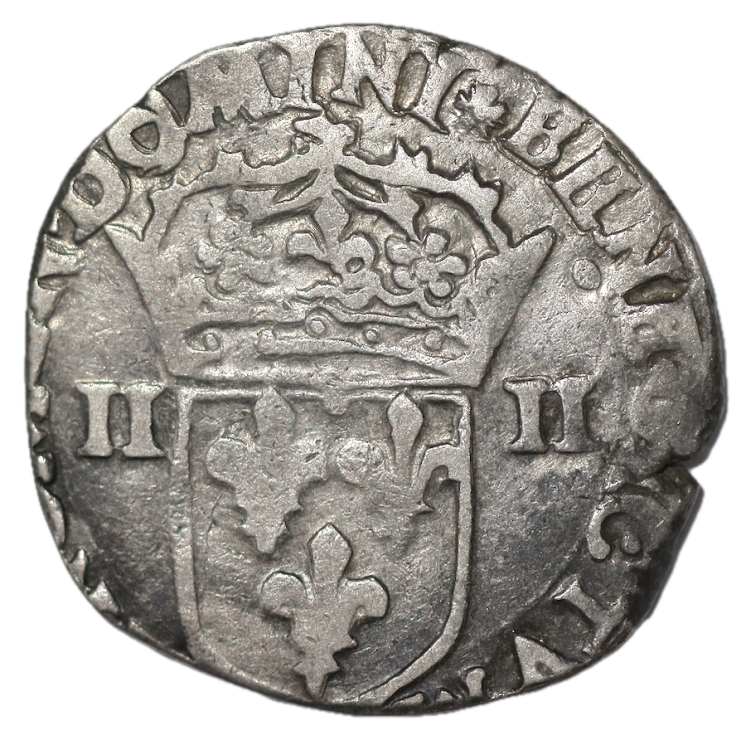 France - Henri IV (1589-1610), 1/4 d'Ecu, 1601