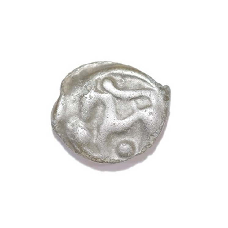 Gaules - Sénons (52 av J.C.), Région Sens, Potin à la tête indien