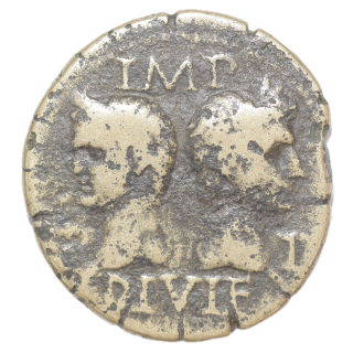 Gaulle - Auguste et Agrippa (14-10 av J.C.), Dupondius