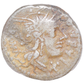 Rome - République Fabia (124 av J.C.), Denier