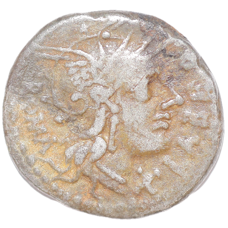 Rome - République Fabia (124 av J.C.), Denier