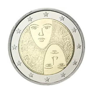 2006 - Finlande, 2 Euros 100e anniversaire du suffrage universel et égalitaire