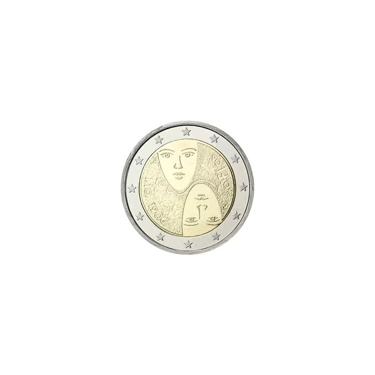 2006 - Finlande, 2 Euros 100e anniversaire du suffrage universel et égalitaire