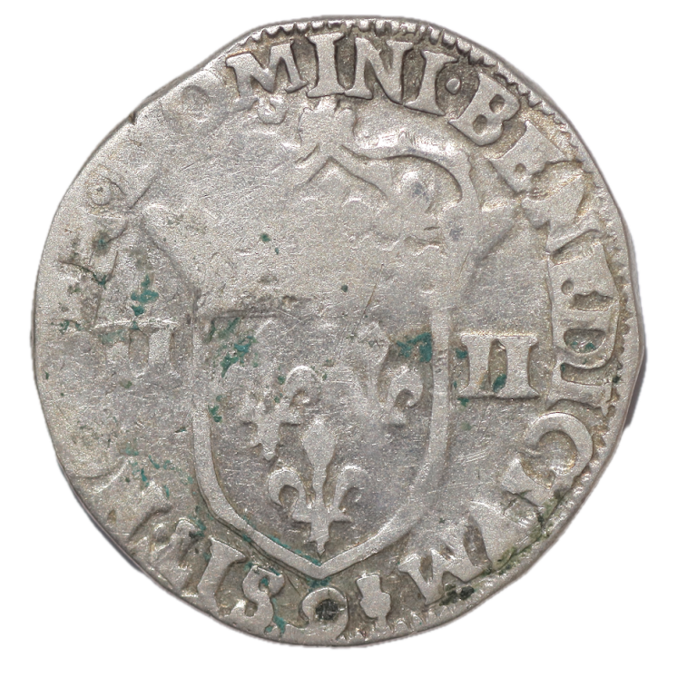 France - Henri IV (1589-1610), 1/4 d'Ecu, 1604, 9 (Rennes)