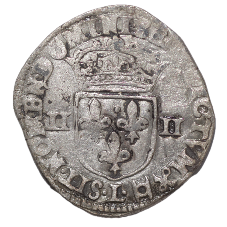 France - Henri IV (1589-1604), 1/4 d'Ecu, 1604, L (Bayonne)