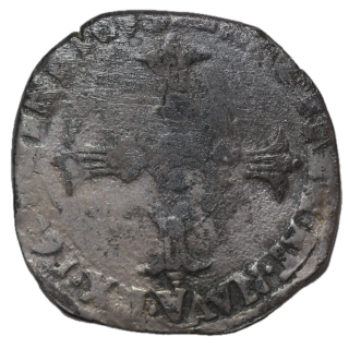 France - Henri IV (1589-1610), 1/4 d'Ecu, 1604
