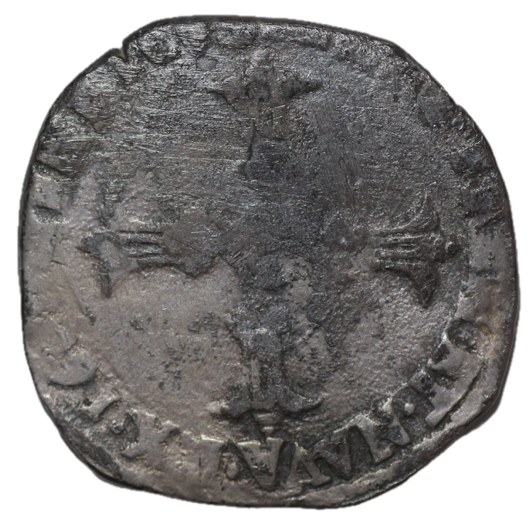 France - Henri IV (1589-1610), 1/4 d'Ecu, 1604