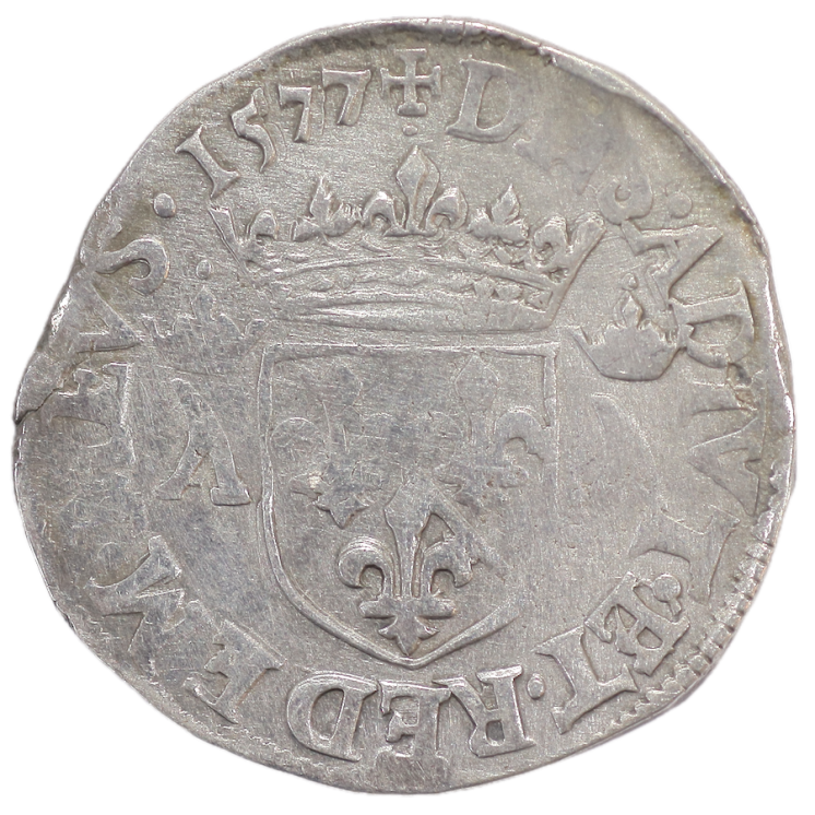 France - Dombes, Louis II de Montpensier (1560-1582), Teston, 1577