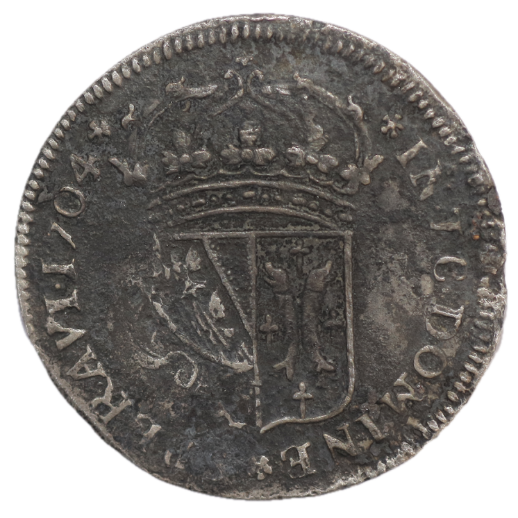 Belgique - Duché de Lorraine, Leopold Ier (1690-1729), 1704, Teston