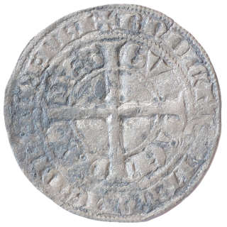 Belgique - Comté de Hainaut, Guillaume II (1337-1345), Petit Gros de Valenciennes