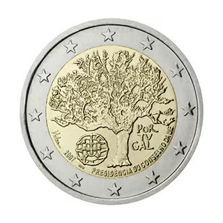 2007 - Portugal, 2 Euros présidence portugaise de l’Union européenne